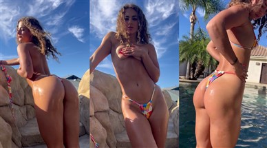 Claire Stone Waterfall Topless Tease Ppv Video Leaked Wild Influencers